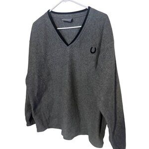 Pacific fleece & Apparel gray and black in color horseshoe design size XL